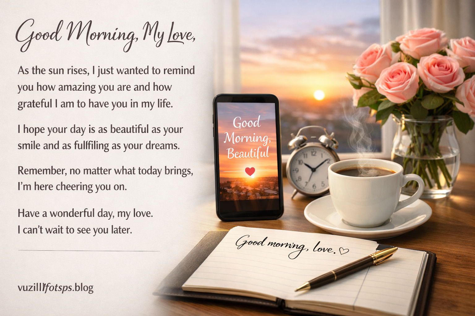 good morning paragraph for her